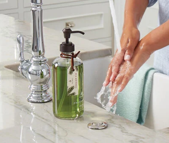 Thymes Frasier Fir Glass Hand Wash