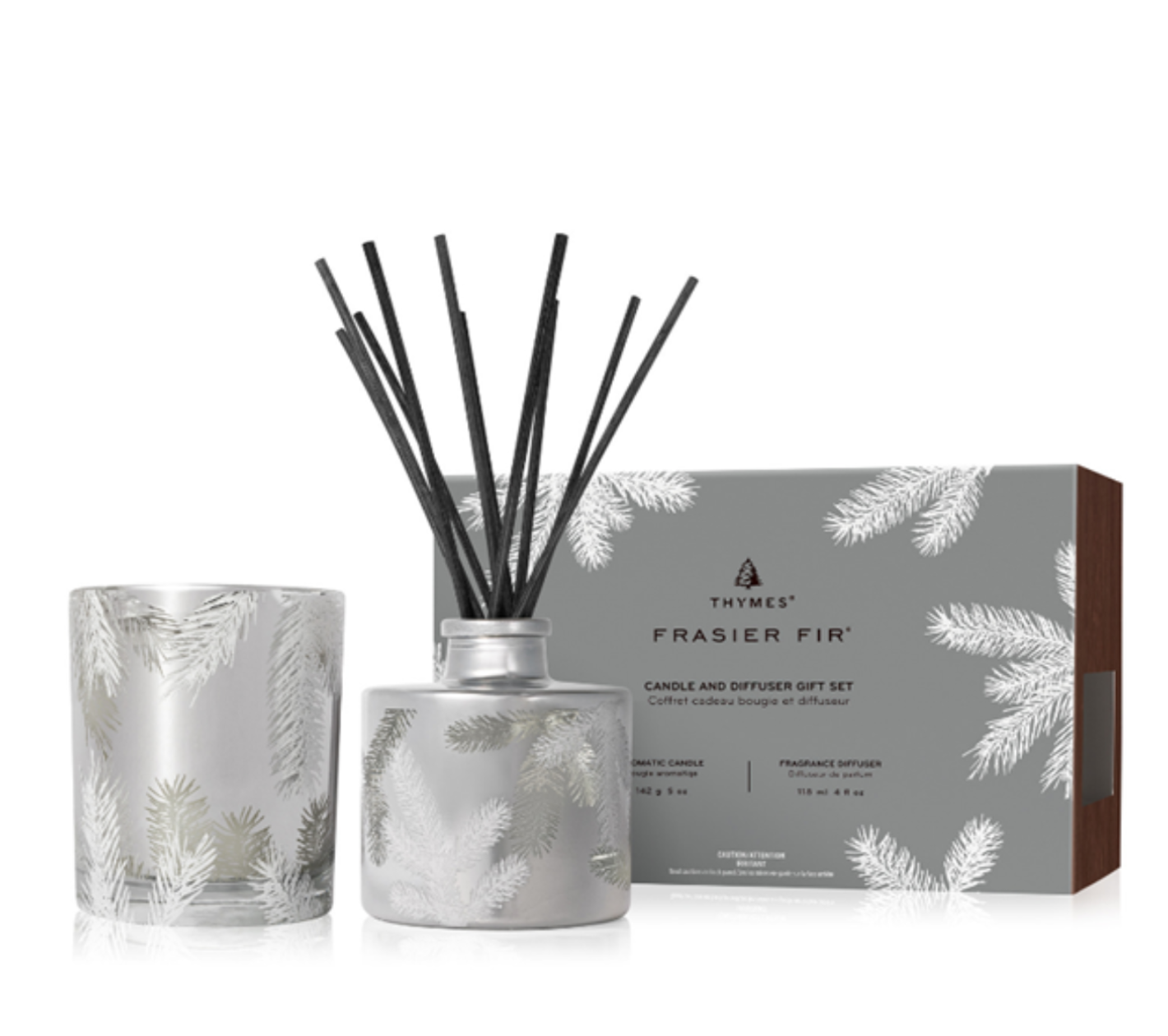 Thymes Frasier Fir Silver Pine Needle Candle