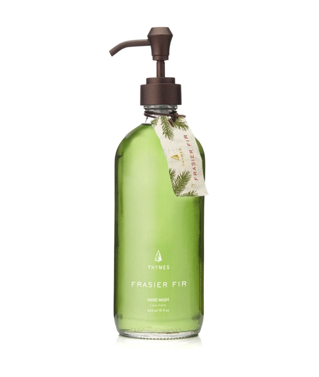 Thymes Frasier Fir Glass Hand Wash