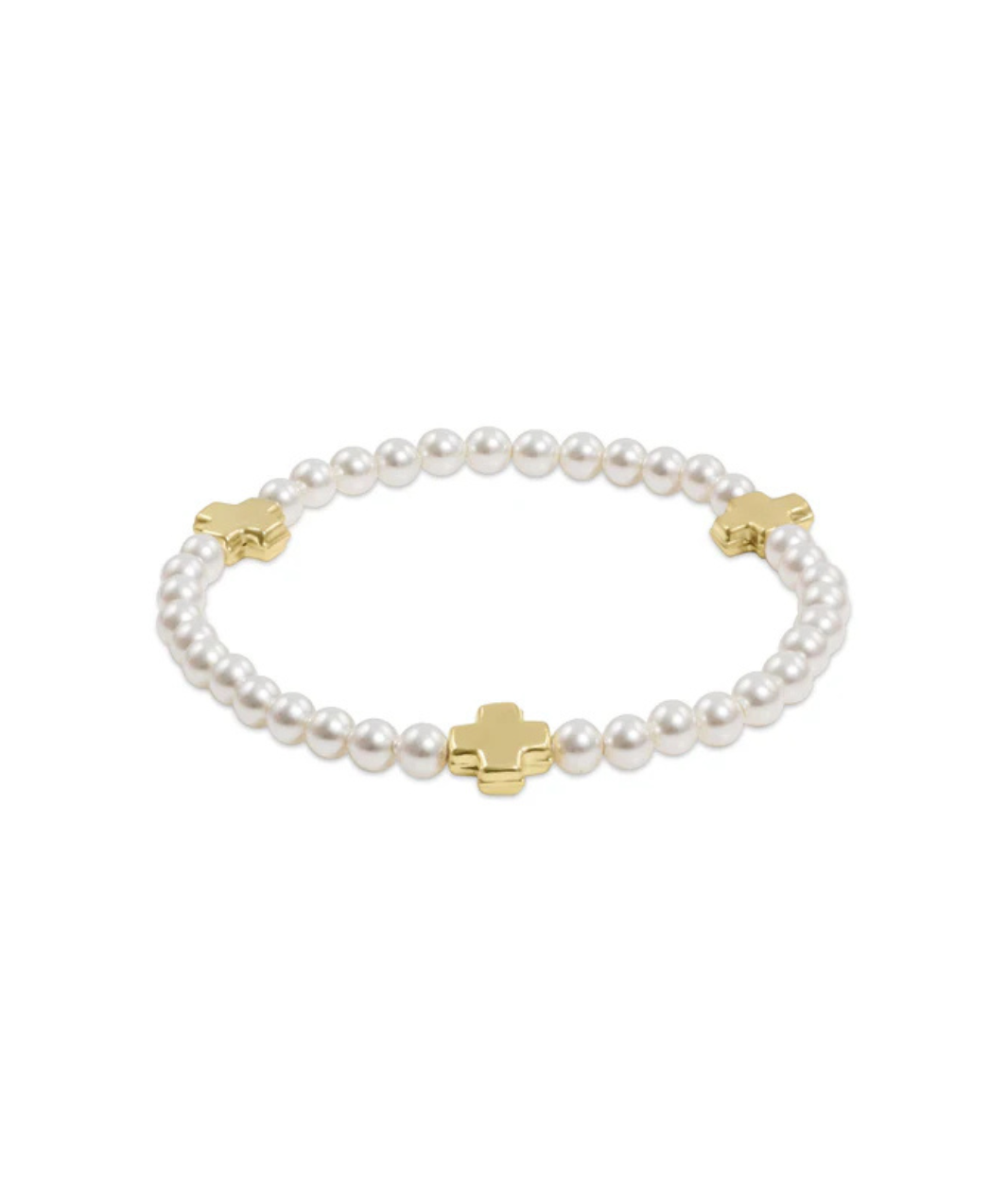 enewton Signature Cross Pearl Bracelet
