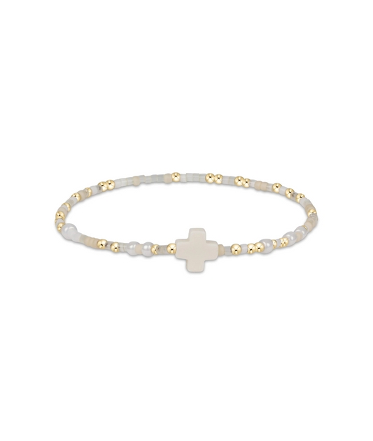 enewton Hope Unwritten Signature Cross Bracelet