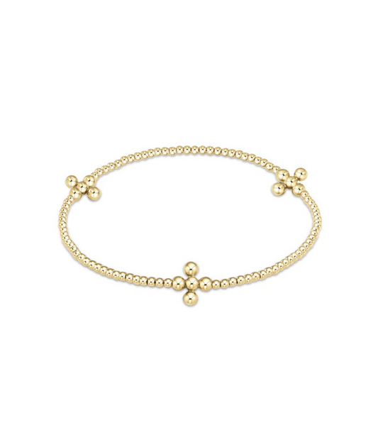enewton Signature Cross Gold Bracelet