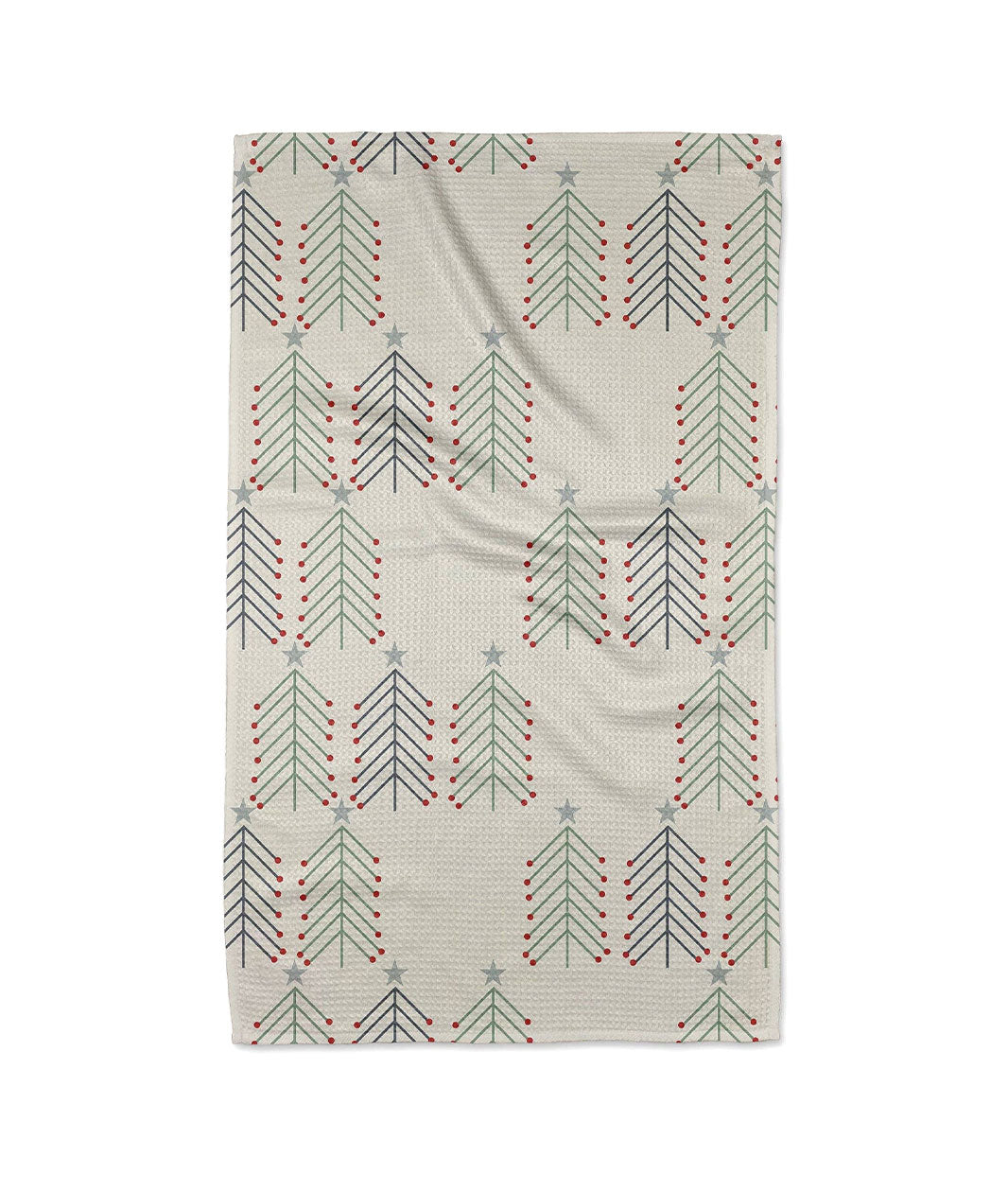 Geometry Winter Forest Tea Towel