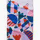 Geometry Vintage Christmas Baubles Tea Towel