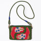 Leila Red Boots Seed Bead Clutch