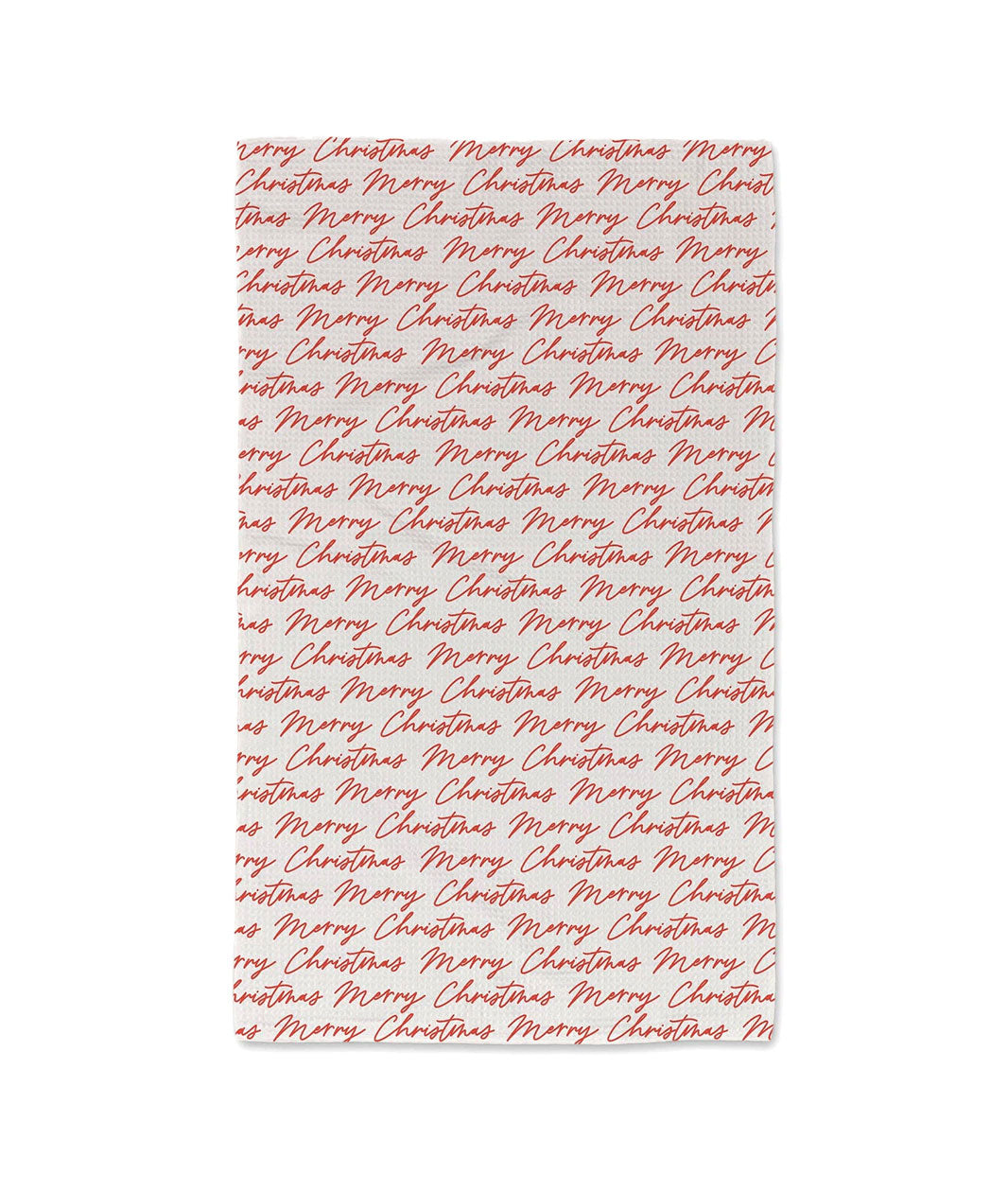 Geometry Christmas Greeting Luxe Hand Towel