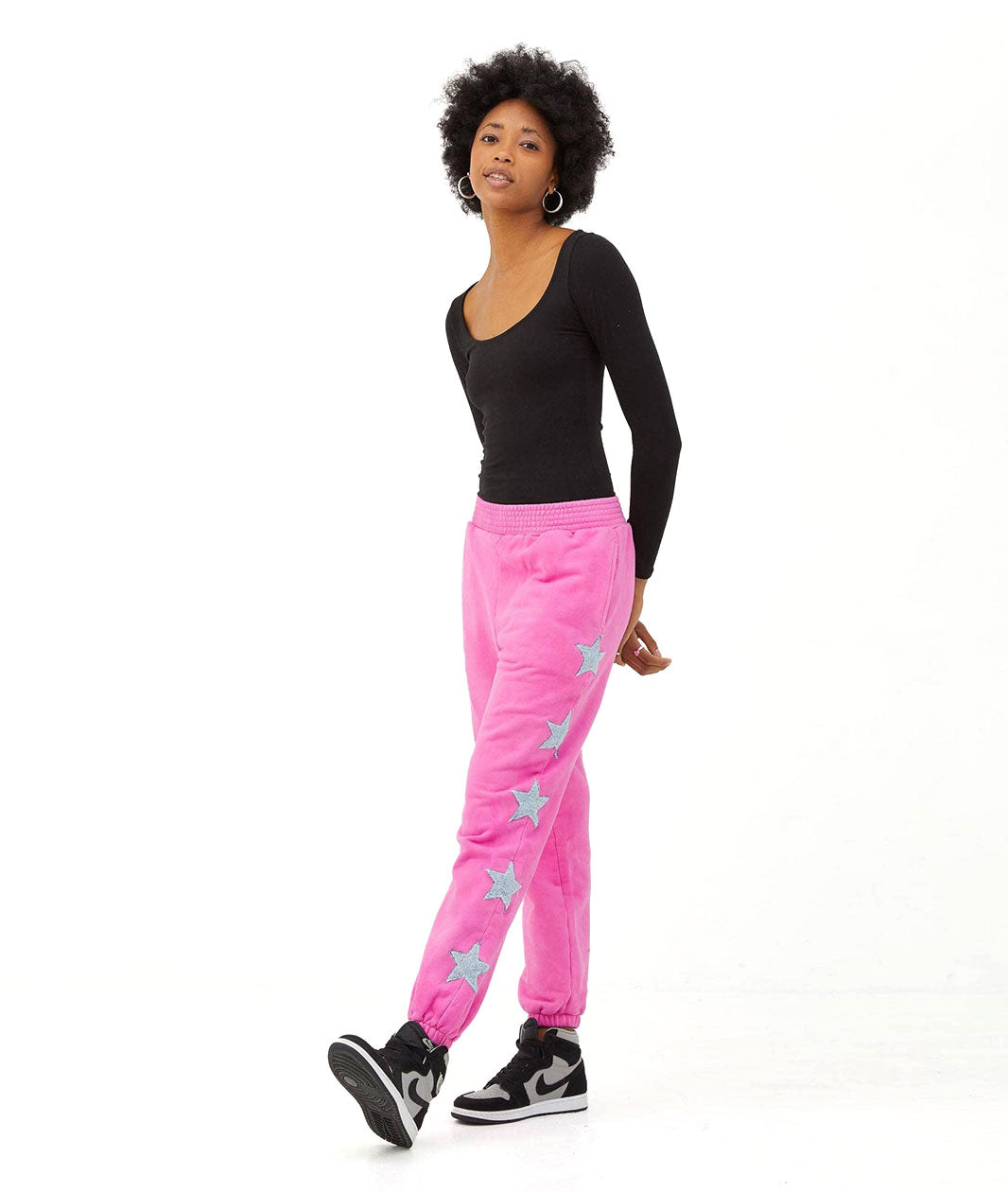 Pink Star Sweatpants