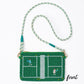 Leila Tennis Seed Bead Clutch