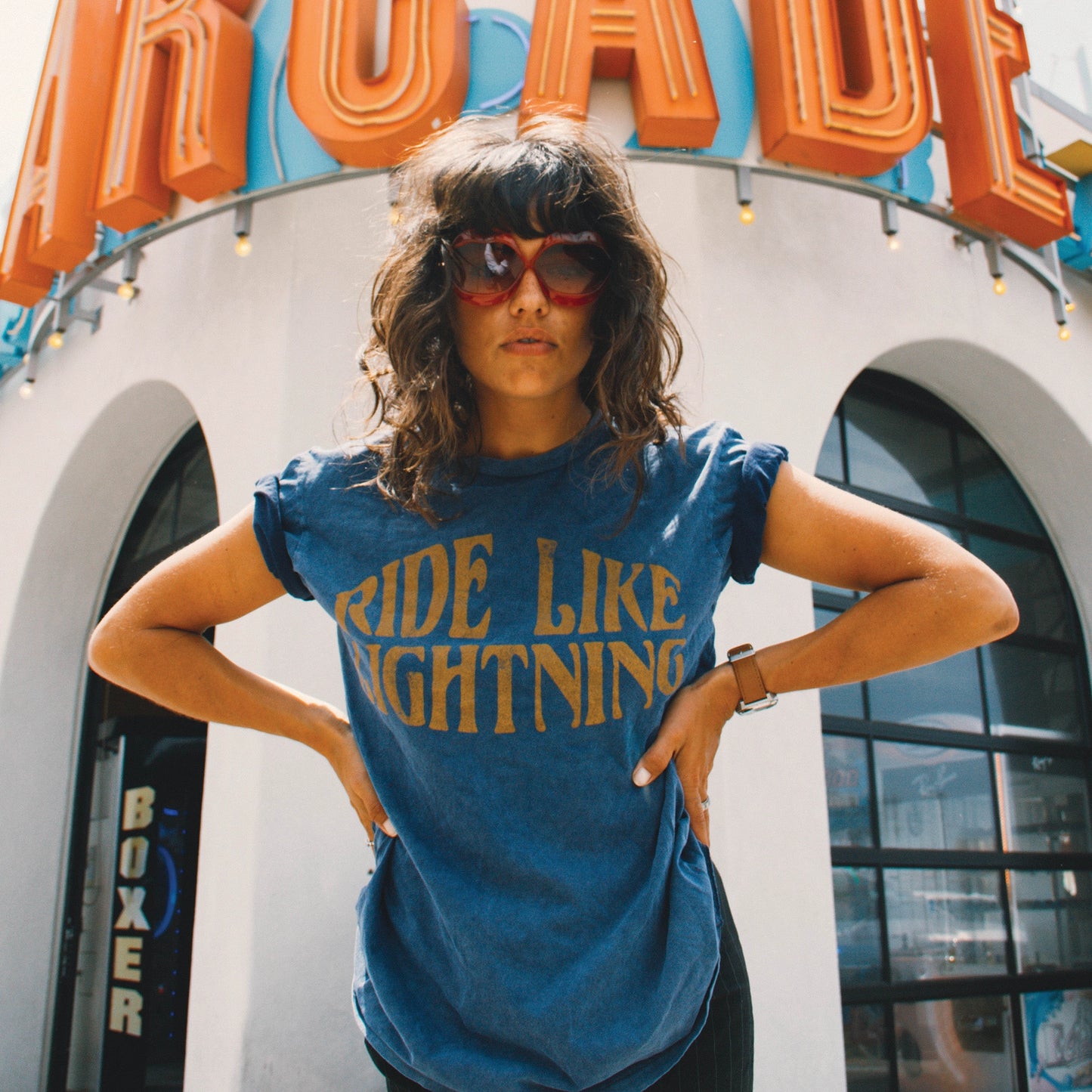 Ride Like Lightning Sierra Tee