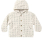LODGE JACKET SAGE CHECK - NATURAL