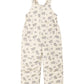 SNOW BIB BLUE FLORAL - NATURAL