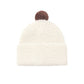 POM SHEARLING BEANIE NATURAL - NATURAL