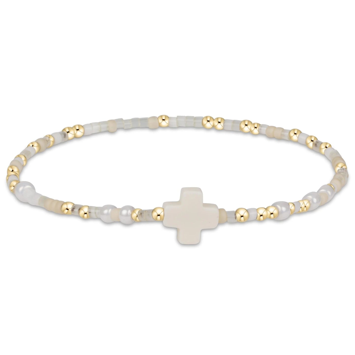 enewton Hope Unwritten Signature Cross Bracelet