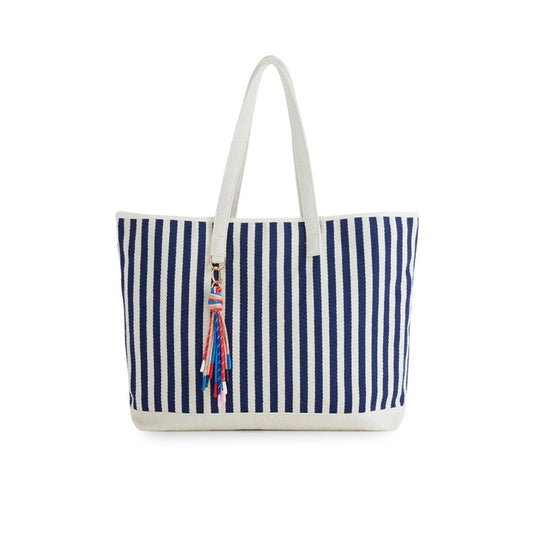 MORGAN TOTE,NAVY