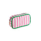 Cabana Striped Zip Pouch