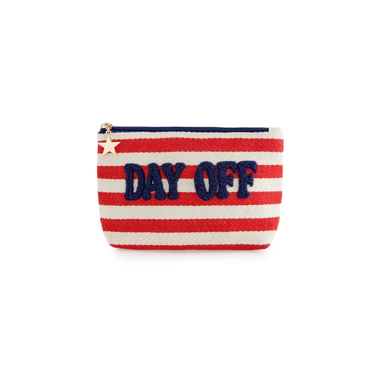 MORGAN DAY OFF SM ZIP POUCH,R