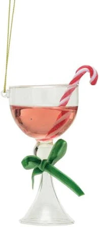 Holiday Spirits Glass Ornaments