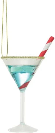 Holiday Spirits Glass Ornaments