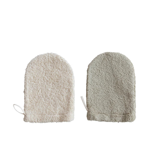 Terry Cloth Shower Mitt