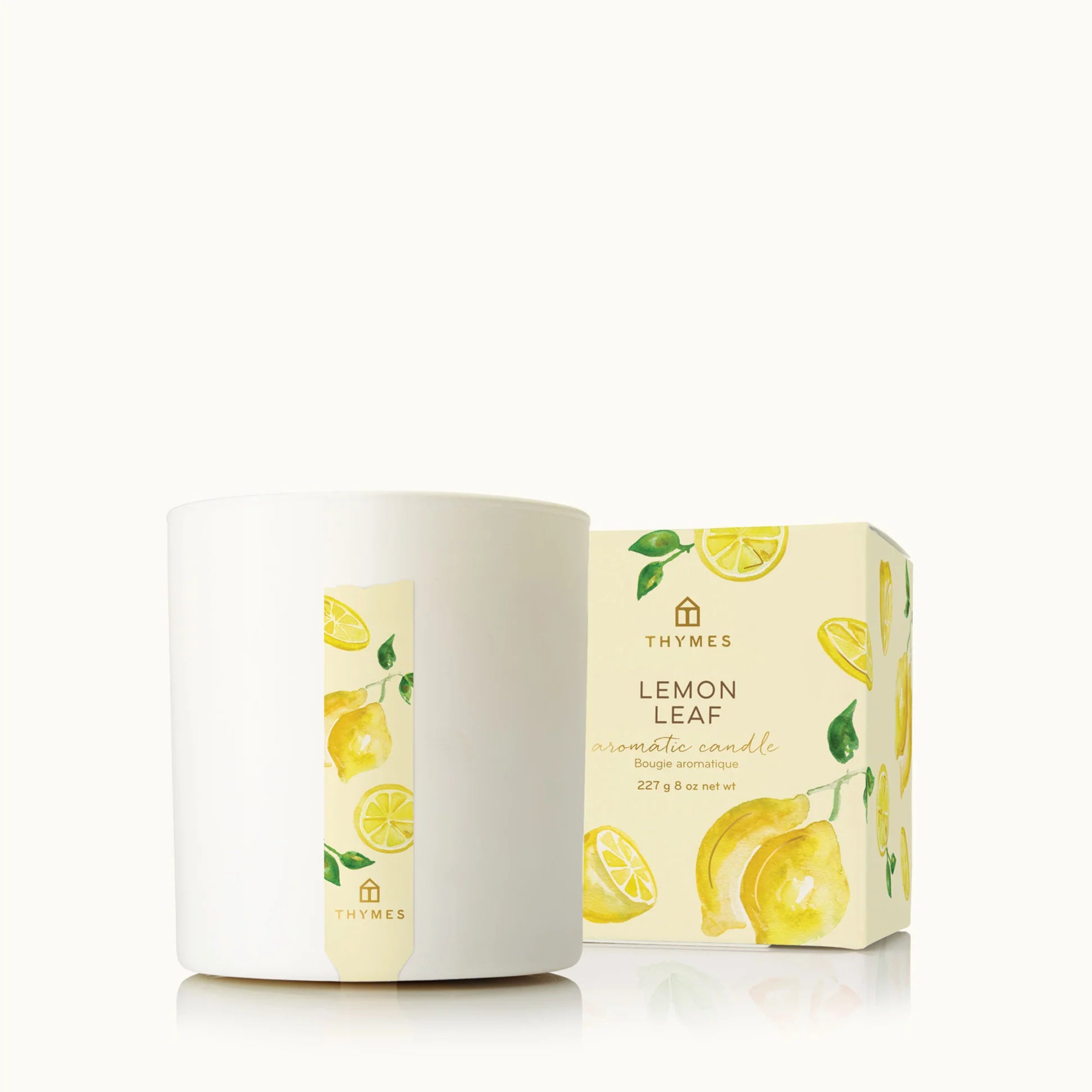 Thymes Lemon Leaf Boxed Candle