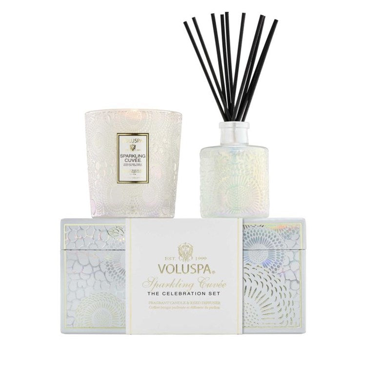 Sparkling Cuvee Celebration Set (Classic & Reed Diffuser)