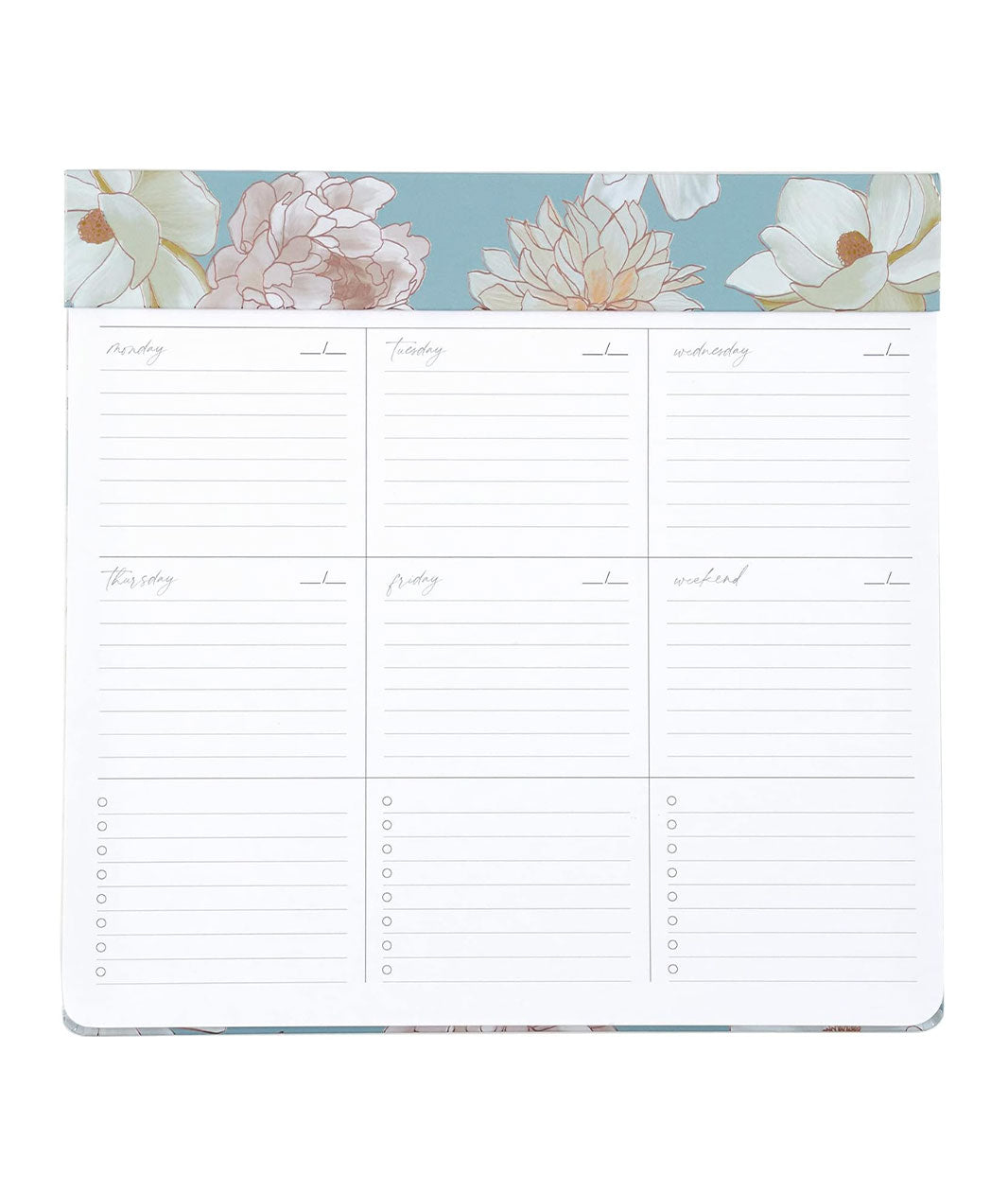 Weekly Schedule Pad