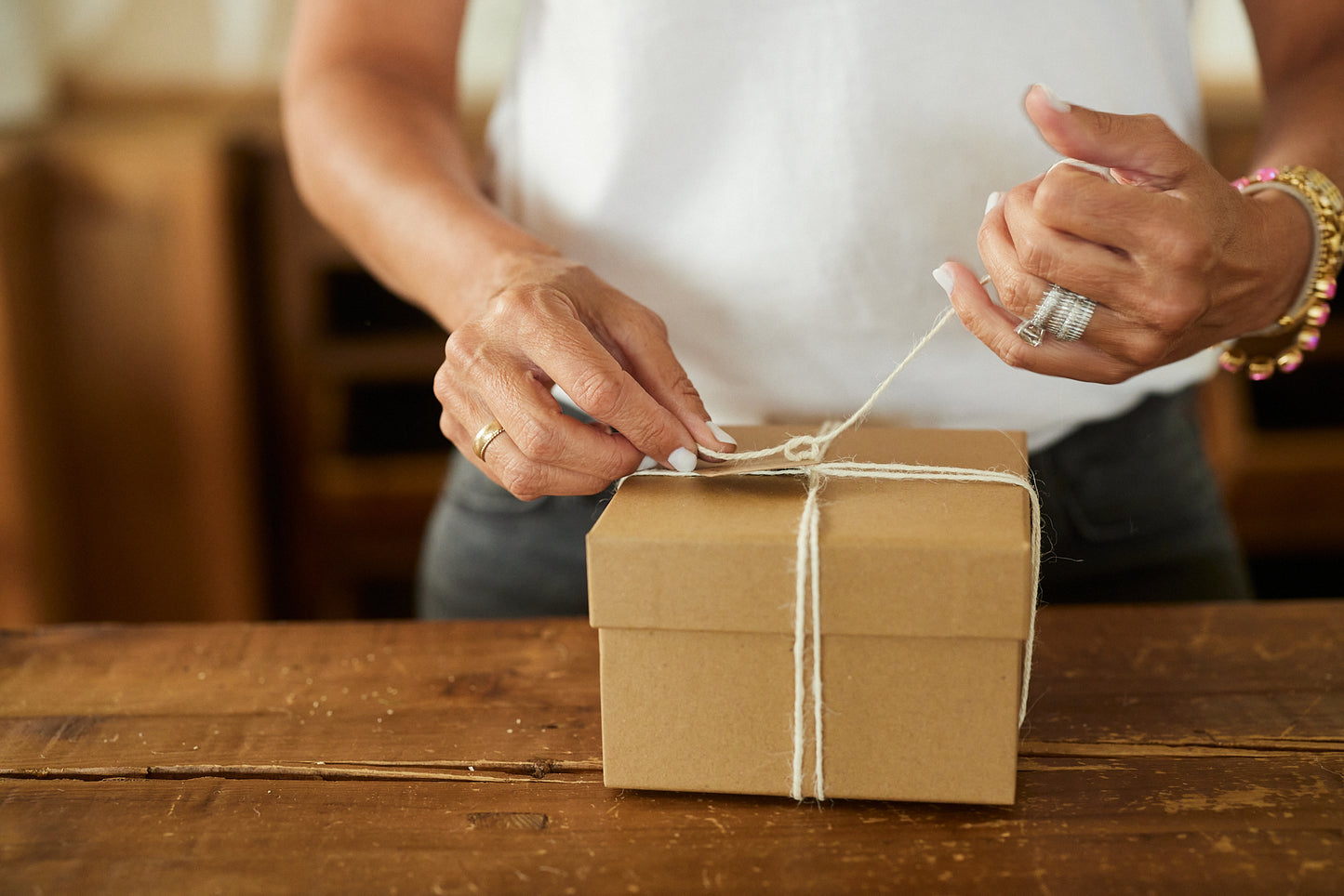Hand-wrapping