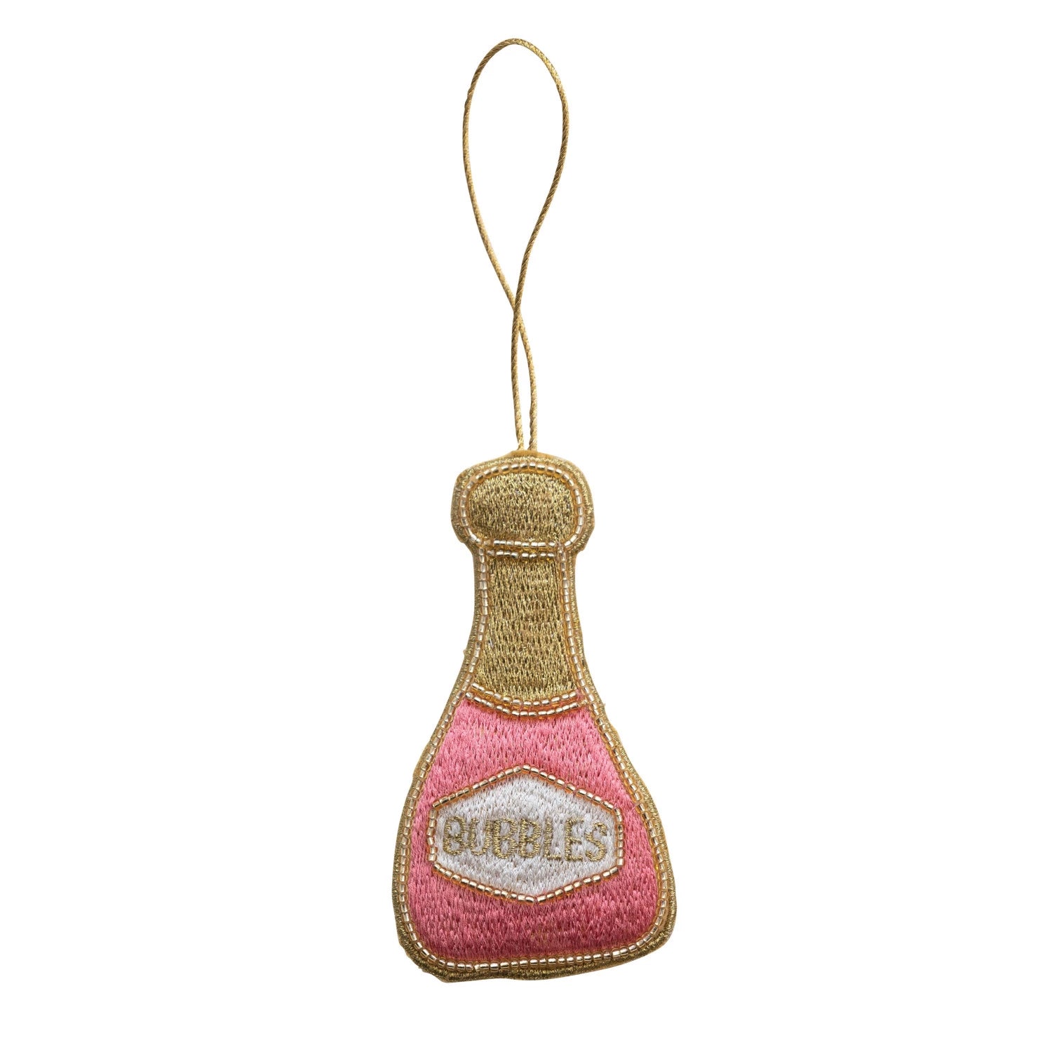 Fabric Beaded Cocktail Ornaments