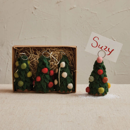 Wool Tree Place Card Holders