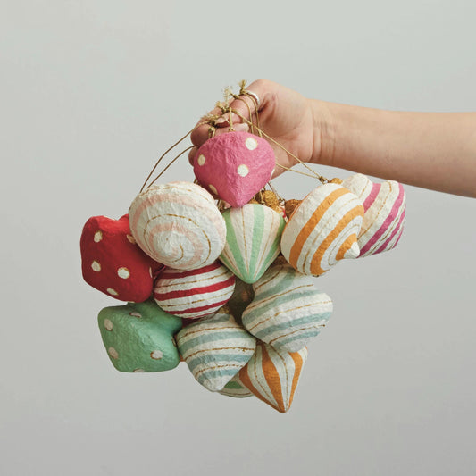 Paper Mache Finial Ornament