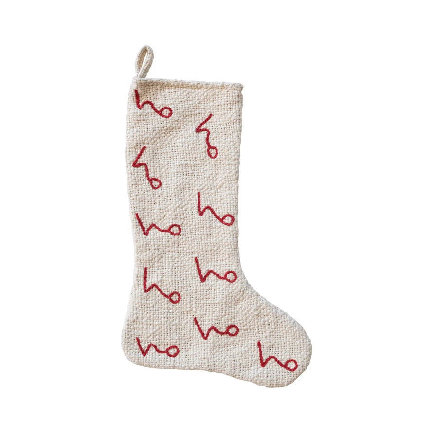 Cotton Ho Ho Ho Stocking