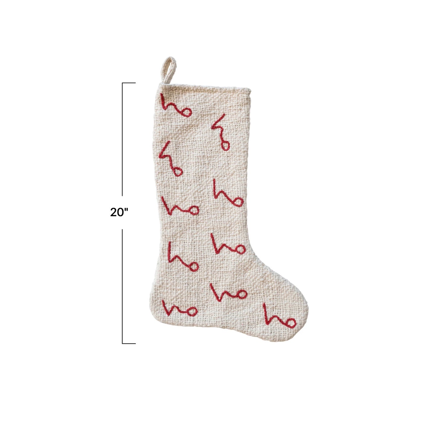 Cotton Ho Ho Ho Stocking