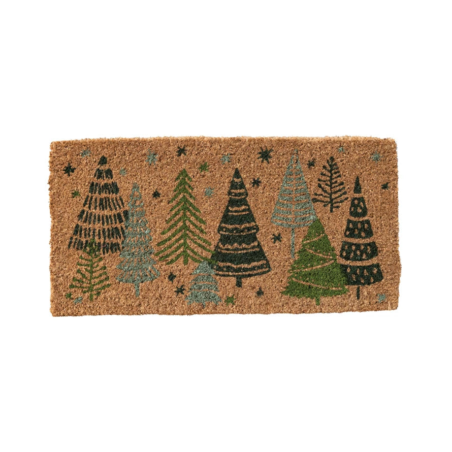 Holiday Tree Doormat