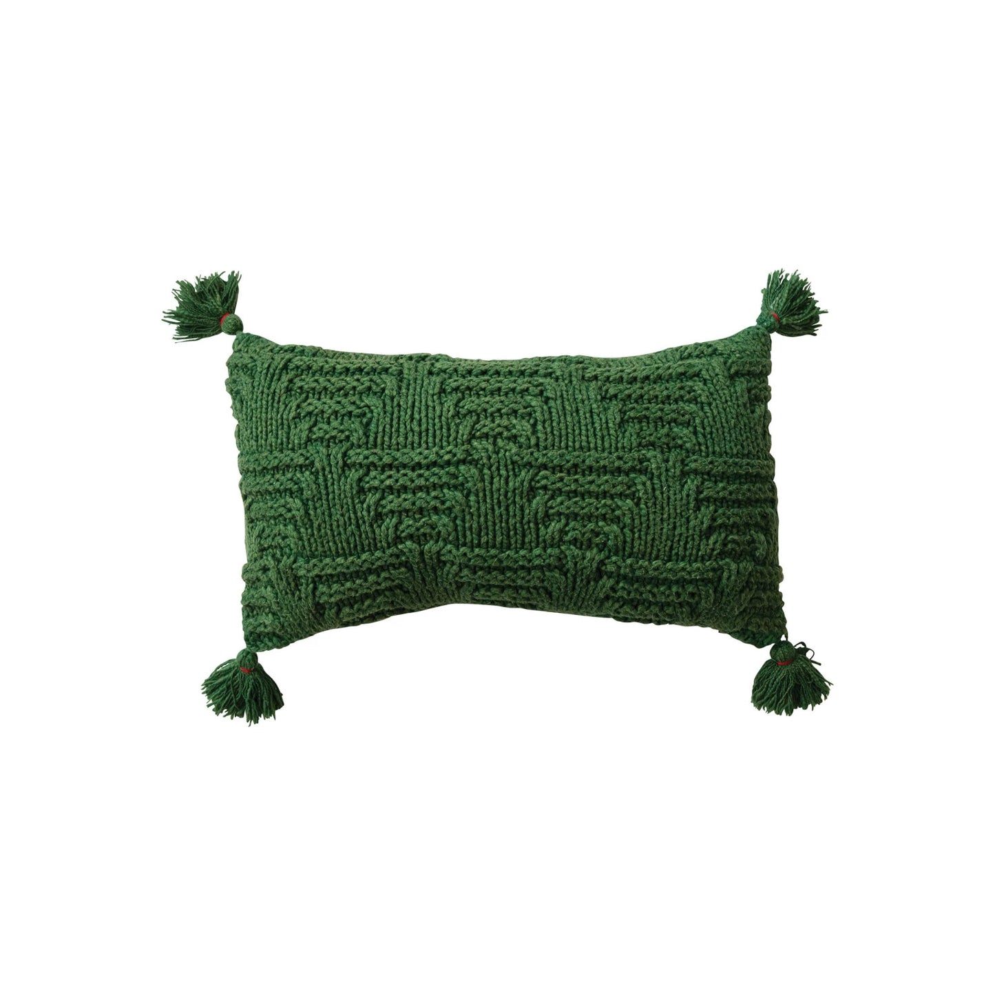 Knit Holiday Lumbar Pillow