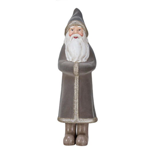 Silver Glitter Santa