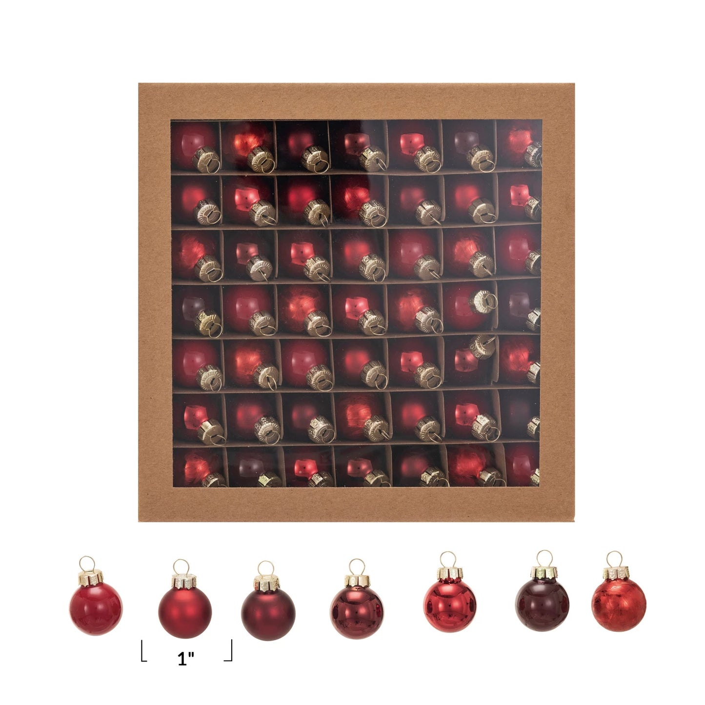 Red Glass Ball Ornaments