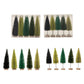 Green Bottle Brush Tree Set