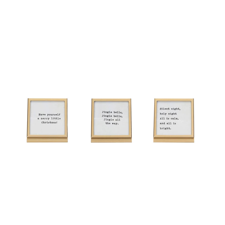 Framed Holiday Sayings