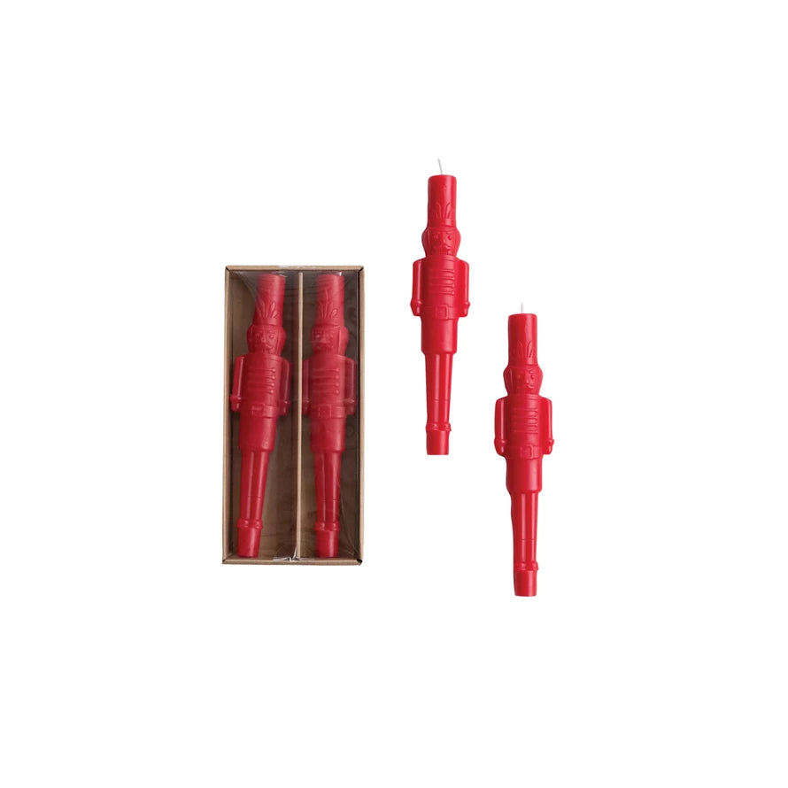 Nutcracker Taper Candles