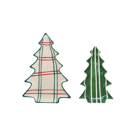 Festive Tree Plates