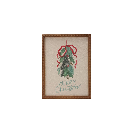 Framed Merry Christmas Art