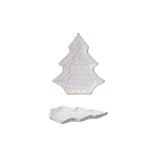 Stoneware Tree Plate