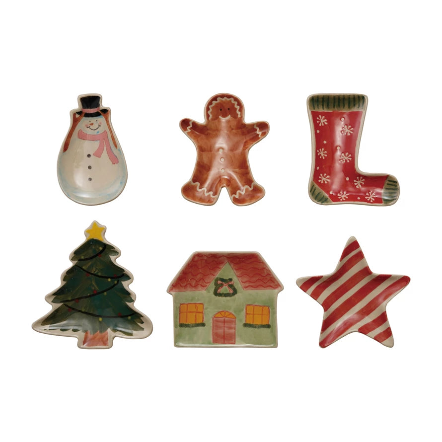 Hand-Painted Festive Dish