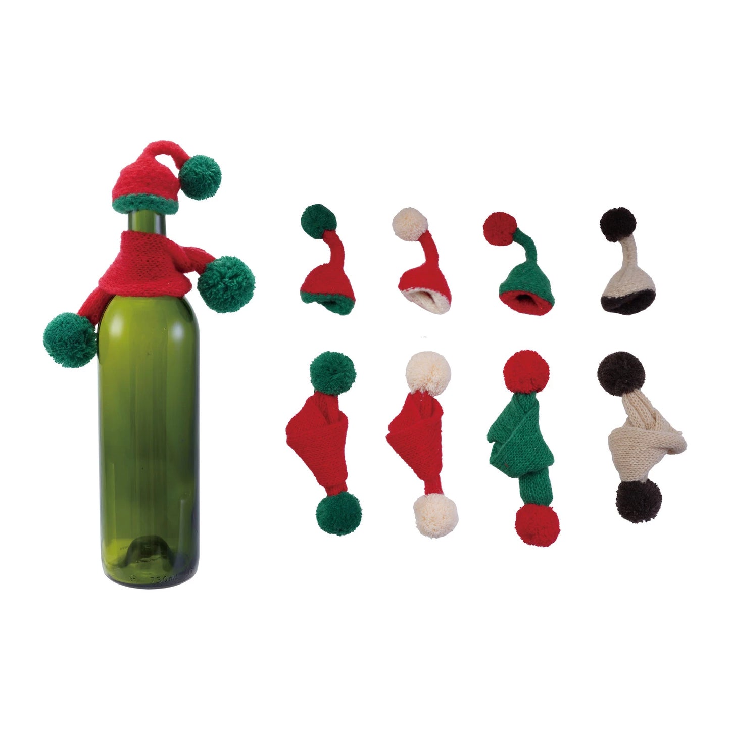 Scarf + Hat Bottle Topper