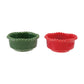 Stoneware Organic Shaped Bowl with Hobnail Rim, 2 Colors (Each One Will Vary)