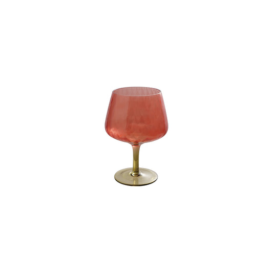 Ribbed Wine Glass