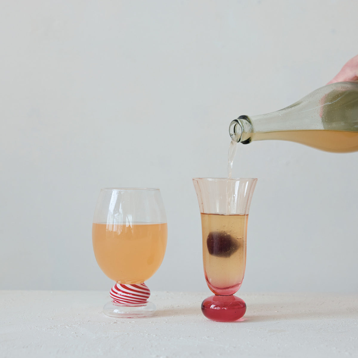 Fluted Drinking Glass