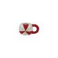 Candy Cane Mug Toothpick Holder