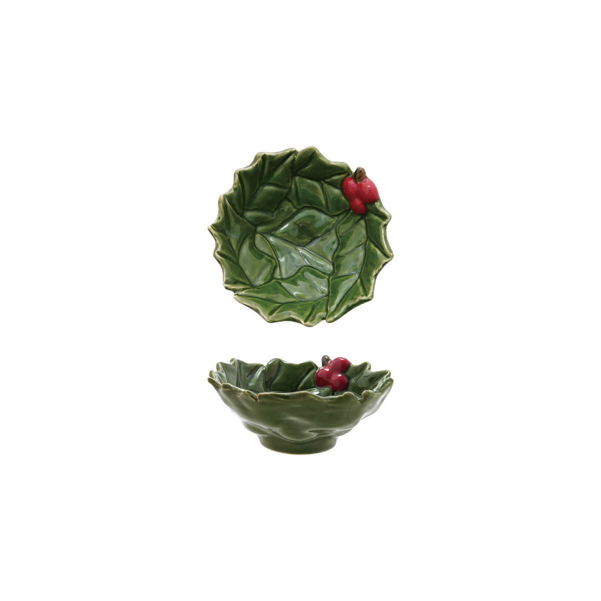 Holly Leaves Shaped Bowl
