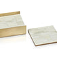 Ribbed Bone Coaster Set